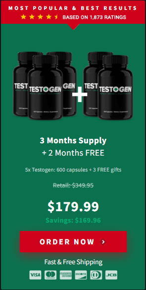 Testogen 3 bottles